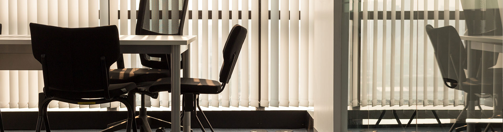vertical blinds for office space